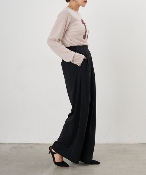 SHENERY（シーナリー）の「ポンチ2タックパンツ（その他パンツ・レディース・ブラック/ベージュ・36/38）」の14枚目の写真