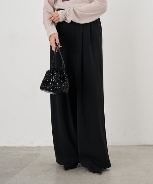 SHENERY（シーナリー）の「ポンチ2タックパンツ（その他パンツ・レディース・ブラック/ベージュ・36/38）」の15枚目の写真