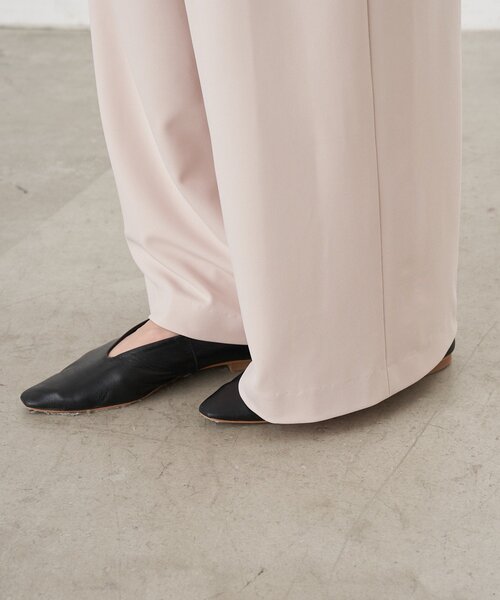 SHENERY（シーナリー）の「ポンチ2タックパンツ（その他パンツ・レディース・ブラック/ベージュ・36/38）」の4枚目の写真