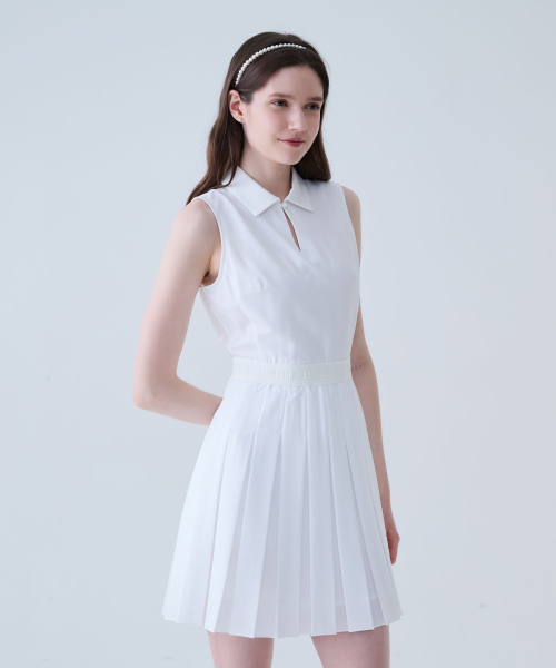 LORDLOAR(ロードロアル)の「プリンセスプリーツノースリーブワンピースホワイト(ワンピース・レディース・その他・SMALL/MEDIUM)」の2枚目の写真