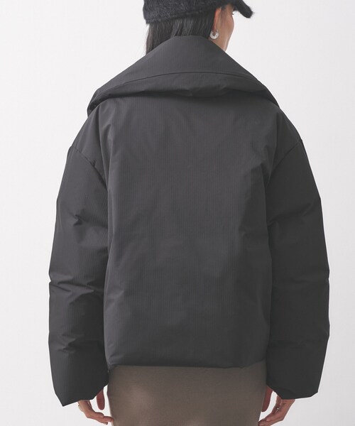 GALLEST（ギャレスト）の「3WAYスタンドカラーショートダウン【凹凸素材】（ダウンジャケット/コート・レディース・オフホワイト/ブラック・34/38）」の20枚目の写真