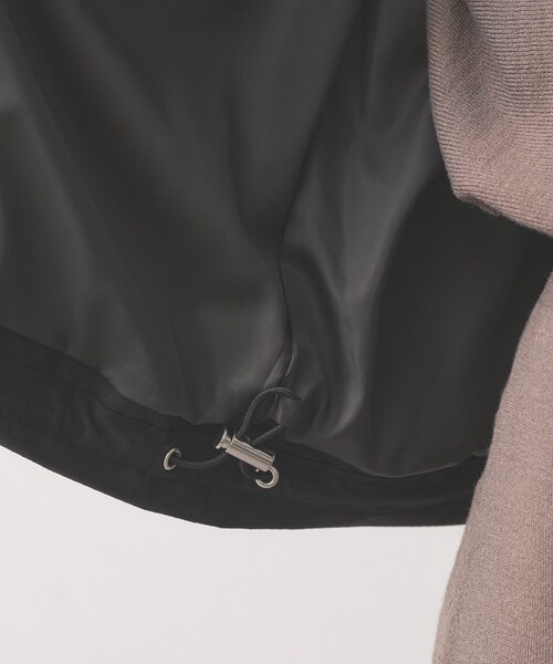 GALLEST（ギャレスト）の「3WAYスタンドカラーショートダウン【凹凸素材】（ダウンジャケット/コート・レディース・オフホワイト/ブラック・34/38）」の21枚目の写真