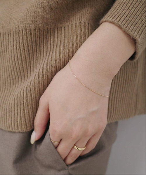SLOBE IENA（スローブイエナ）の「《追加2》SLOBE ベネチアンチェーンブレスレット K10（ブレスレット・レディース・ゴールド・FREE）」の3枚目の写真