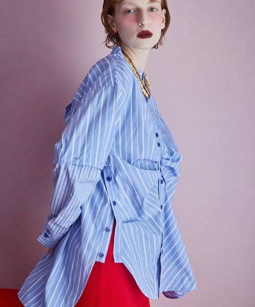 2WAY TUCK SH（シャツ/ブラウス）｜OMMO（オーエムエムオー）の