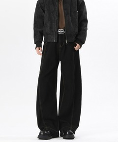 KHOKI / コッキ】Draped denim pants（デニムパンツ）｜KHOKI（コッキ
