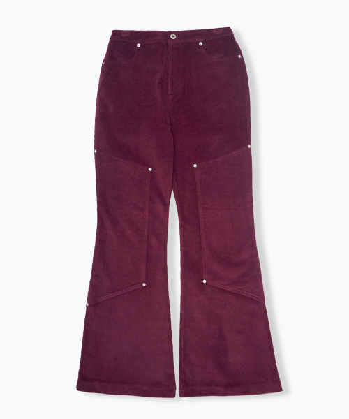 FAD(エフエーディー)の「コーデュロイフレアパンツ(バーガンディ)(その他パンツ・レディース・その他・SMALL/MEDIUM)」の5枚目の写真
