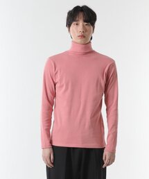 CODE I'M（コードアイエム）の「Menspan regular size turtleneck long sleeve t-shirt pink（Tシャツ/カットソー）」