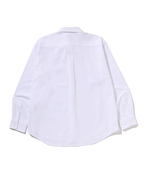 A BATHING APE(アベイシングエイプ)の「1ST CAMO APPLIQUE OXFORD LS SHIRT(シャツ/ブラウス・メンズ・ブルー/ブラック/ホワイト・X-LARGE/XX-LARGE/SMALL/MEDIUM/LARGE)」の4枚目の写真