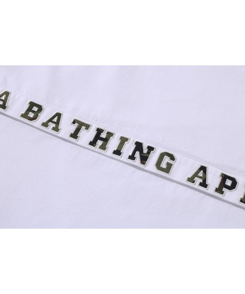 A BATHING APE(アベイシングエイプ)の「1ST CAMO APPLIQUE OXFORD LS SHIRT(シャツ/ブラウス・メンズ・ブルー/ブラック/ホワイト・X-LARGE/XX-LARGE/SMALL/MEDIUM/LARGE)」の7枚目の写真