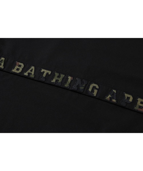 A BATHING APE(アベイシングエイプ)の「1ST CAMO APPLIQUE OXFORD LS SHIRT(シャツ/ブラウス・メンズ・ブルー/ブラック/ホワイト・X-LARGE/XX-LARGE/SMALL/MEDIUM/LARGE)」の8枚目の写真