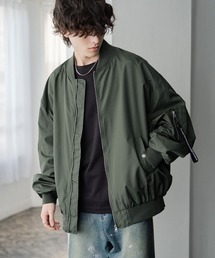 Rocky Monroe（ロッキーモンロー）の「新色追加 ポリDEWSPO オーバーサイズMA-1フライトジャケット 撥水加工ミリタリーブルゾン（MA-1）」