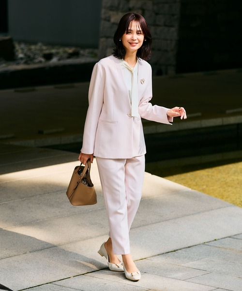 スーツファンタジー　DVD2点セット セール】《洗える・シワになりにくい》2点セット 正解 ノーカラー