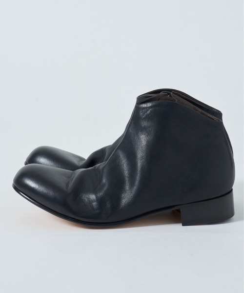 PADRONE（パドローネ）の「【PADRONE】別注 SIDE ZIP SHORT BOOTS PU7358-1201-11A サイドジップショートブーツ（ブーツ・メンズ・ベージュ/キャメル/ブラック・40/41/42/43）」の11枚目の写真