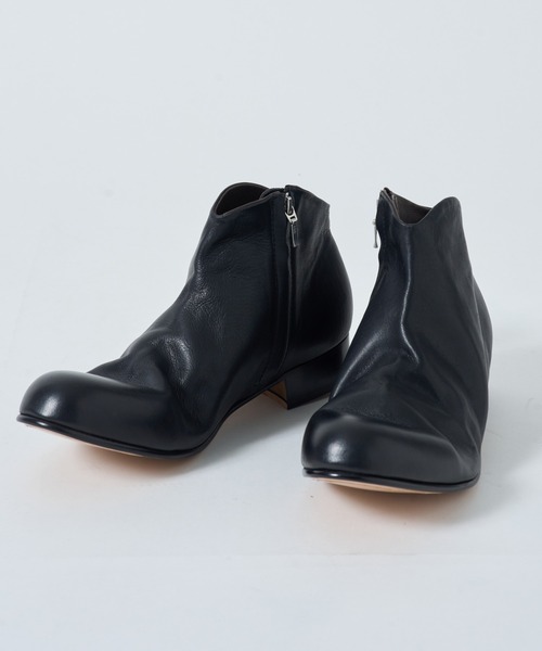 PADRONE（パドローネ）の「【PADRONE】別注 SIDE ZIP SHORT BOOTS PU7358-1201-11A サイドジップショートブーツ（ブーツ・メンズ・ベージュ/キャメル/ブラック・40/41/42/43）」の12枚目の写真