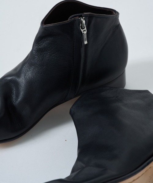 PADRONE（パドローネ）の「【PADRONE】別注 SIDE ZIP SHORT BOOTS PU7358-1201-11A サイドジップショートブーツ（ブーツ・メンズ・ベージュ/キャメル/ブラック・40/41/42/43）」の10枚目の写真