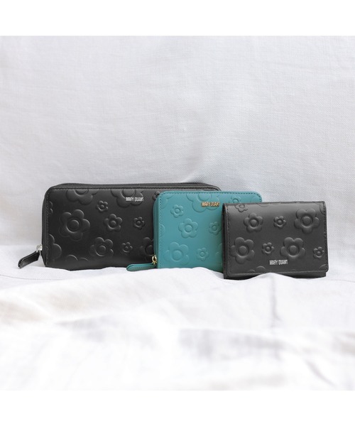MARY QUANT（マリークワント）の「デイジーエンボスフロート カードケース（カードケース・レディース・ブラック/グリーン・FREE）」の9枚目の写真