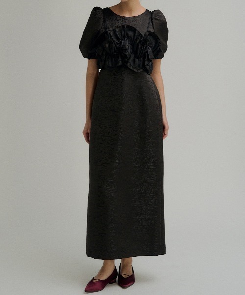 LE'RURE（リルアー）の「V cutting flat pumps（パンプス・レディース・ブラック系その他/ボルドー/ベージュ・S/LL/L/M）」の5枚目の写真
