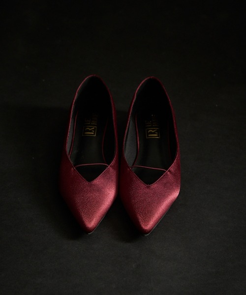 LE'RURE（リルアー）の「V cutting flat pumps（パンプス・レディース・ブラック系その他/ボルドー/ベージュ・S/LL/L/M）」の11枚目の写真