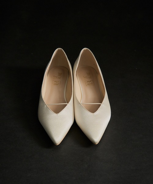 LE'RURE（リルアー）の「V cutting flat pumps（パンプス・レディース・ブラック系その他/ボルドー/ベージュ・S/LL/L/M）」の12枚目の写真