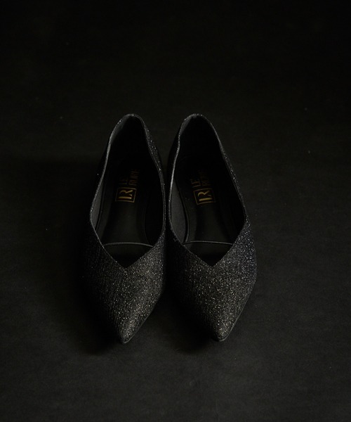 LE'RURE（リルアー）の「V cutting flat pumps（パンプス・レディース・ブラック系その他/ボルドー/ベージュ・S/LL/L/M）」の13枚目の写真