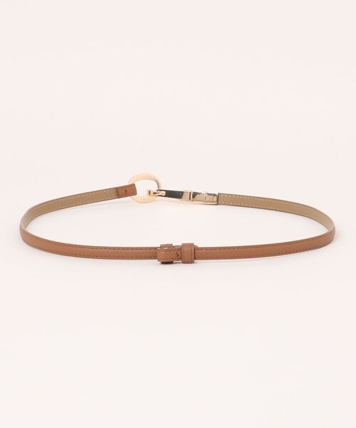 ROPE' PICNIC（ロペピクニック）の「10mmフックバックルスライドベルト（ベルト・レディース・ブラック/ブラウン/キナリ・FREE）」の12枚目の写真