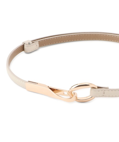 ROPE' PICNIC（ロペピクニック）の「10mmフックバックルスライドベルト（ベルト・レディース・ブラック/ブラウン/キナリ・FREE）」の5枚目の写真