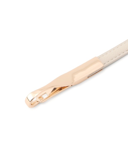 ROPE' PICNIC（ロペピクニック）の「10mmフックバックルスライドベルト（ベルト・レディース・ブラック/ブラウン/キナリ・FREE）」の6枚目の写真