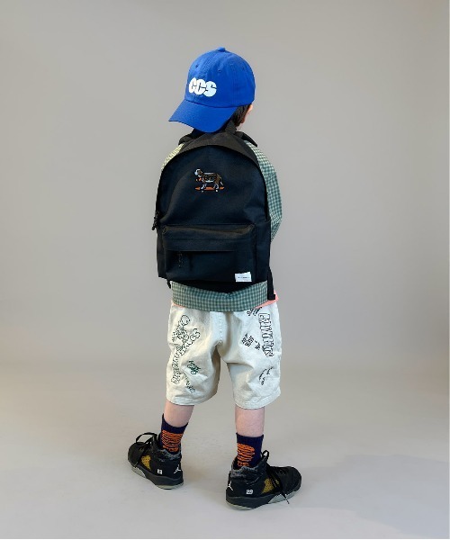 GROOVY COLORS(グルービーカラーズ)の「Twill Graffiti City Shorts(その他パンツ・キッズ・ベージュ・115/125)」の8枚目の写真