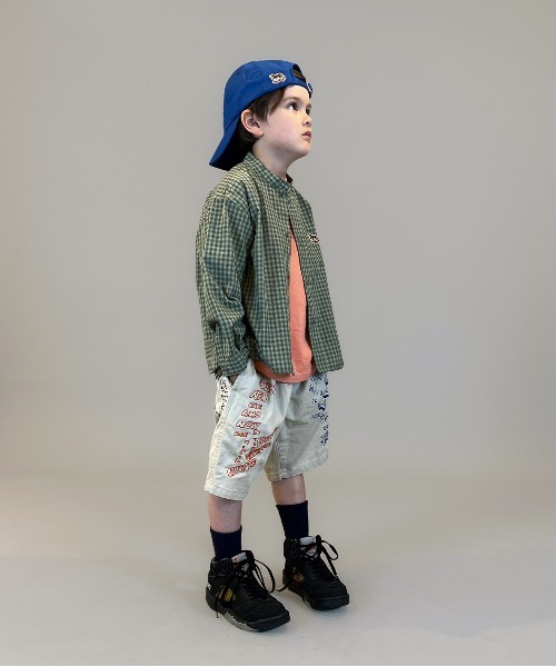 GROOVY COLORS(グルービーカラーズ)の「Twill Graffiti City Shorts(その他パンツ・キッズ・ベージュ・115/125)」の11枚目の写真