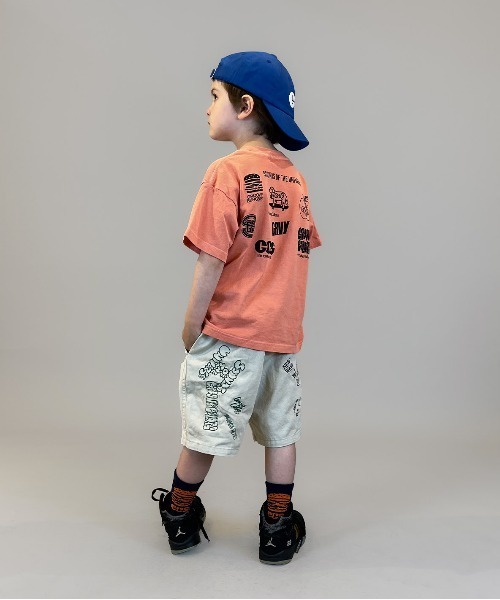 GROOVY COLORS(グルービーカラーズ)の「Twill Graffiti City Shorts(その他パンツ・キッズ・ベージュ・115/125)」の5枚目の写真