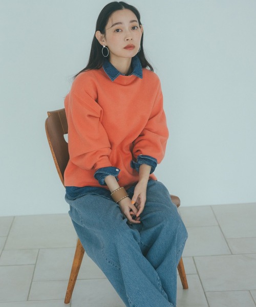 studio CLIP（スタディオクリップ）の「バギーバレルデニムパンツ[プチ・プラスサイズあり]《CLIP denim》（デニムパンツ・レディース・ブルー系その他2/グレー系その他/ホワイト/ライトブルー/ブルー系その他・PF/ﾌﾘｰ(L)/LARGE/MEDIUM）」の7枚目の写真