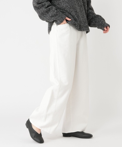 studio CLIP（スタディオクリップ）の「バギーバレルデニムパンツ[プチ・プラスサイズあり]《CLIP denim》（デニムパンツ・レディース・ブルー系その他2/グレー系その他/ホワイト/ライトブルー/ブルー系その他・PF/ﾌﾘｰ(L)/LARGE/MEDIUM）」の17枚目の写真