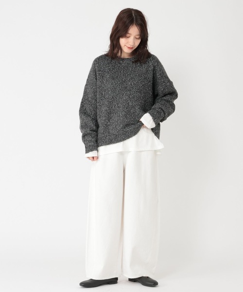 studio CLIP（スタディオクリップ）の「バギーバレルデニムパンツ[プチ・プラスサイズあり]《CLIP denim》（デニムパンツ・レディース・ブルー系その他2/グレー系その他/ホワイト/ライトブルー/ブルー系その他・PF/ﾌﾘｰ(L)/LARGE/MEDIUM）」の18枚目の写真