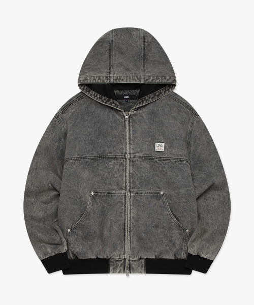 LMCの「DENIM WORK HOODIE JACKET gray(デニムジャケット・レディース・その他・S/M)」の4枚目の写真