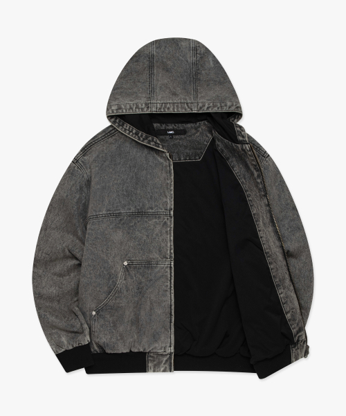 LMCの「DENIM WORK HOODIE JACKET gray(デニムジャケット・レディース・その他・S/M)」の6枚目の写真