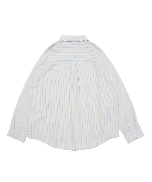 ANALOG MOOD(アナログムード)の「エッセンシャルモダンフィットストライプシャツ(ベージュ)(シャツ/ブラウス・レディース・その他・FREE)」の2枚目の写真