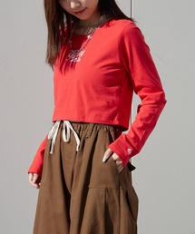 ROXY/ロキシー ROXY WITH HEART L/S クロップド丈 長袖Tシャツ 秋 秋服 2026年秋冬