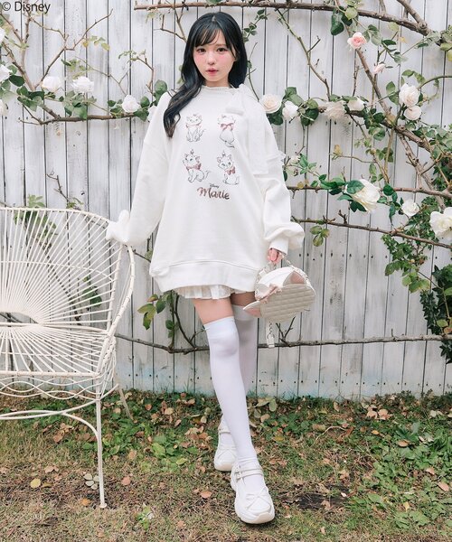 Disney（ディズニー）の「Disneyスウェット（スウェット・レディース・トップグレー/ホワイト/ピンク・FREE）」の13枚目の写真