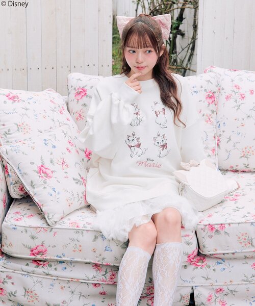 Disney（ディズニー）の「Disneyスウェット（スウェット・レディース・トップグレー/ホワイト/ピンク・FREE）」の16枚目の写真