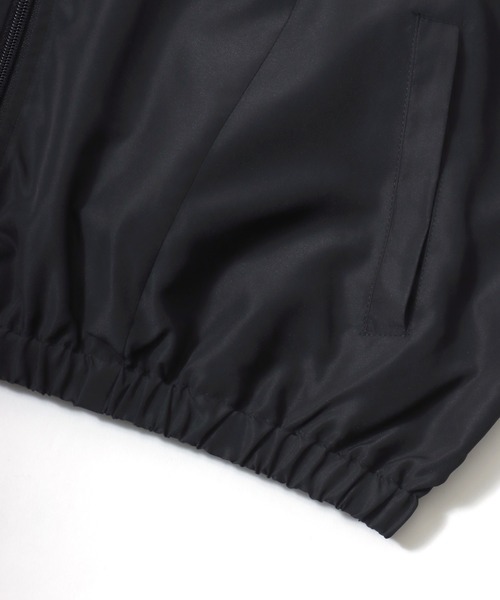 Salong hameu(サロン ハミュー)の「ビッグシルエット 袖配色ジップパーカー/ヒョウ柄 カモフラ 迷彩/ブルゾン/ライトアウター/ジャンパー(ナイロンジャケット・レディース・ブラック/ブラック×グリーン/ブラック×ベージュ・M/L)」の22枚目の写真