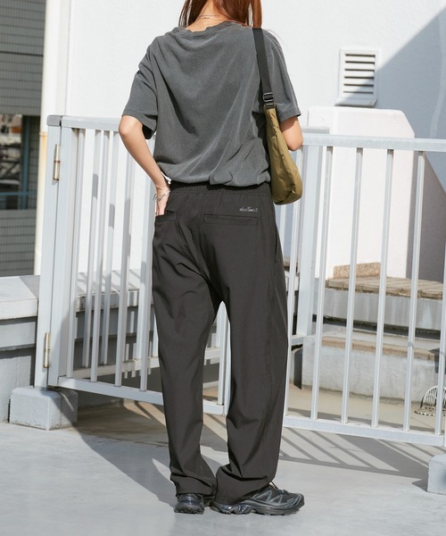 WILD THINGS（ワイルドシングス）の「WILD THINGS/ワイルドシングス MOTION PANTS ミリタリータグ イージーショートパンツ 2026年春夏（その他パンツ・メンズ・ブラック/グレー・M/L/XL）」の9枚目の写真