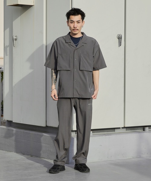 WILD THINGS（ワイルドシングス）の「WILD THINGS/ワイルドシングス MOTION PANTS ミリタリータグ イージーショートパンツ 2026年春夏（その他パンツ・メンズ・ブラック/グレー・M/L/XL）」の17枚目の写真