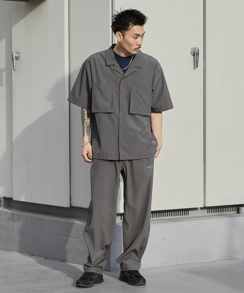 WILD THINGS（ワイルドシングス）の「WILD THINGS/ワイルドシングス MOTION PANTS ミリタリータグ イージーショートパンツ 2026年春夏（その他パンツ・メンズ・ブラック/グレー・M/L/XL）」の18枚目の写真