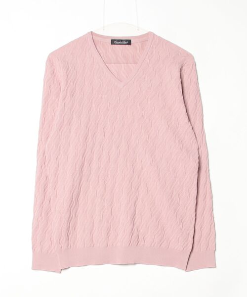 TORNADO MART — вязаный байасный джемпер F6 Neck Knit
