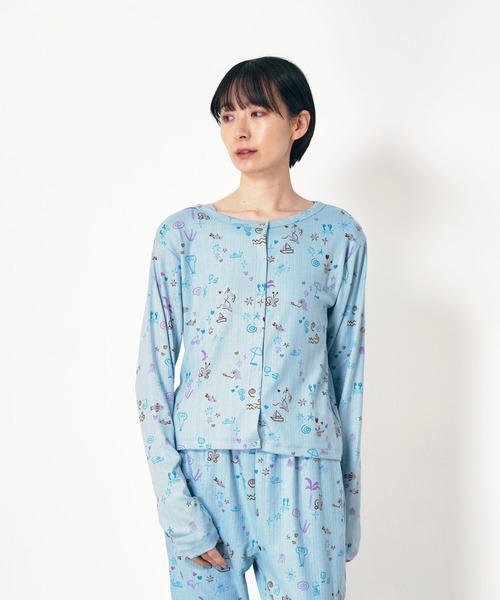 Common Noun(コモン ナウン)の「“SEA” Aimi Odawara 針抜きカーディガン(カーディガン/ボレロ・レディース・イエロー/サックスブルー・M)」の1枚目の写真