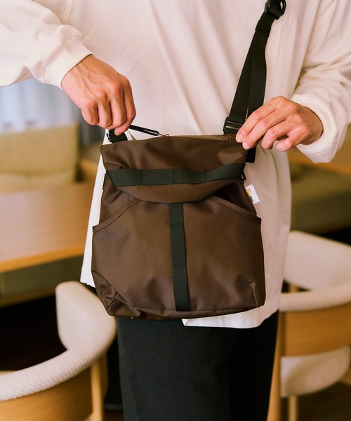 Snow Peak(スノーピーク)の「Snow Peak / Recycled Cordura Shoulder Bag リサイクルコーデュラショルダーバッグ(ショルダーバッグ・メンズ・ブラウン/ブラック・ONE SIZE)」の19枚目の写真
