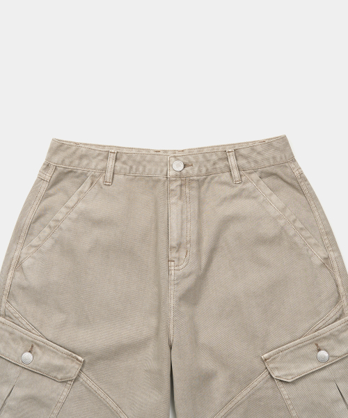 EXCONTAINER（エックスコンテナ）の「ヴィンテージダイングカーゴパンツ（ベージュ）（その他パンツ・メンズ・その他・MEDIUM/LARGE/X-LARGE/SMALL）」の6枚目の写真