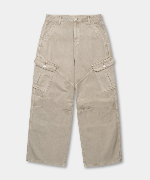 EXCONTAINER（エックスコンテナ）の「ヴィンテージダイングカーゴパンツ（ベージュ）（その他パンツ・メンズ・その他・MEDIUM/LARGE/X-LARGE/SMALL）」の9枚目の写真