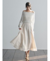 anuans | ニットレイヤードキャミワンピース(ワンピース)