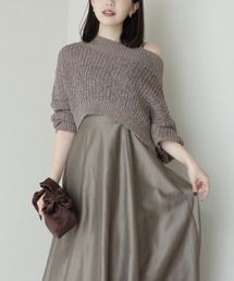 anuans | ニットレイヤードキャミワンピース(ワンピース)